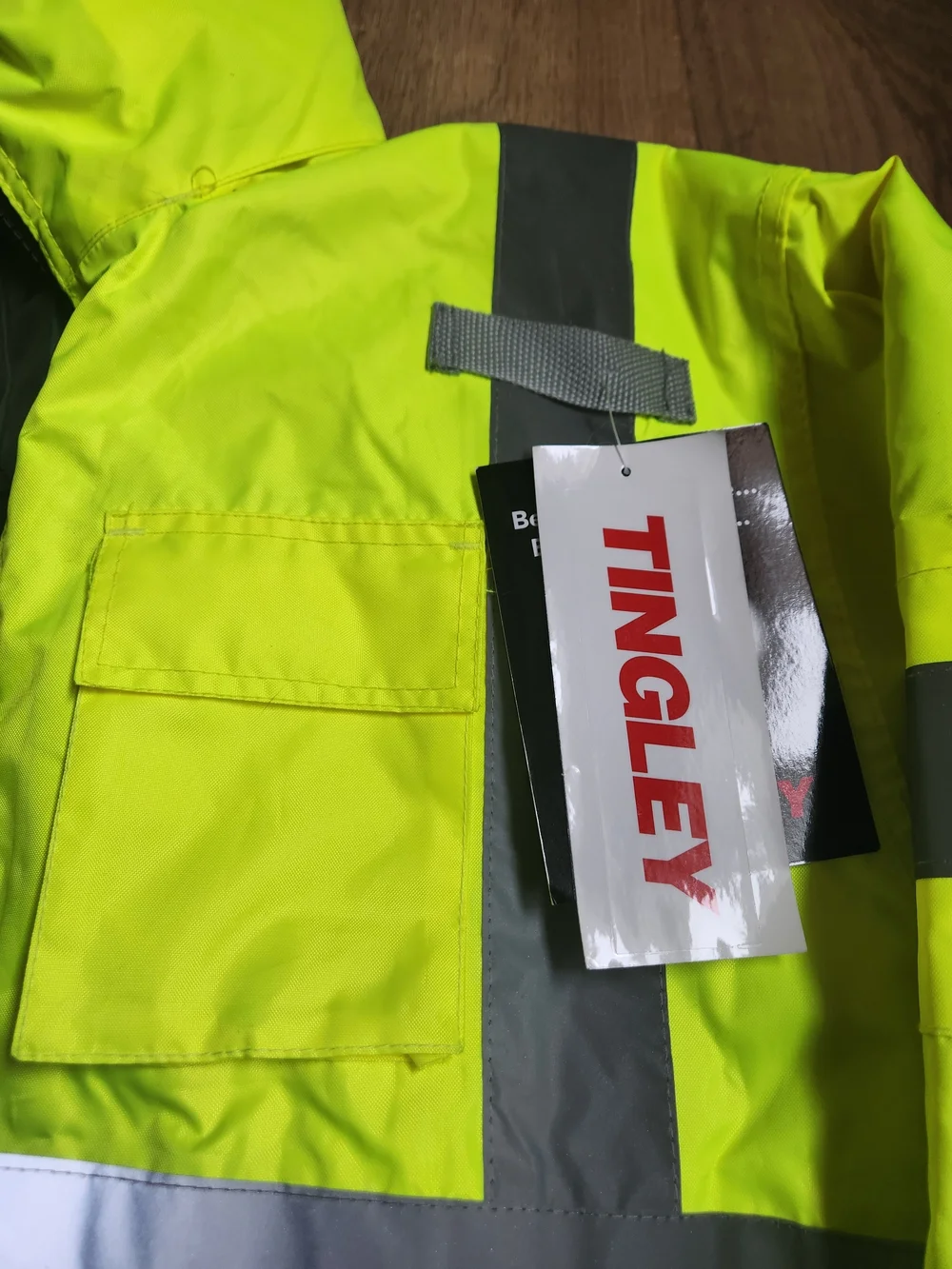 NWT Tingley Bomber II High-Visibility Yellow and Black Safety Work Jacket XL